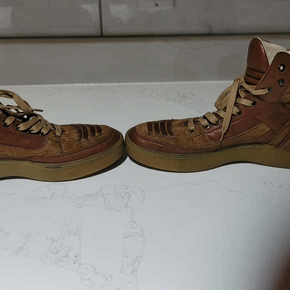 Puma X Alexander McQueen Pony Hair Hi-top sneakers - Picture 2 of 6